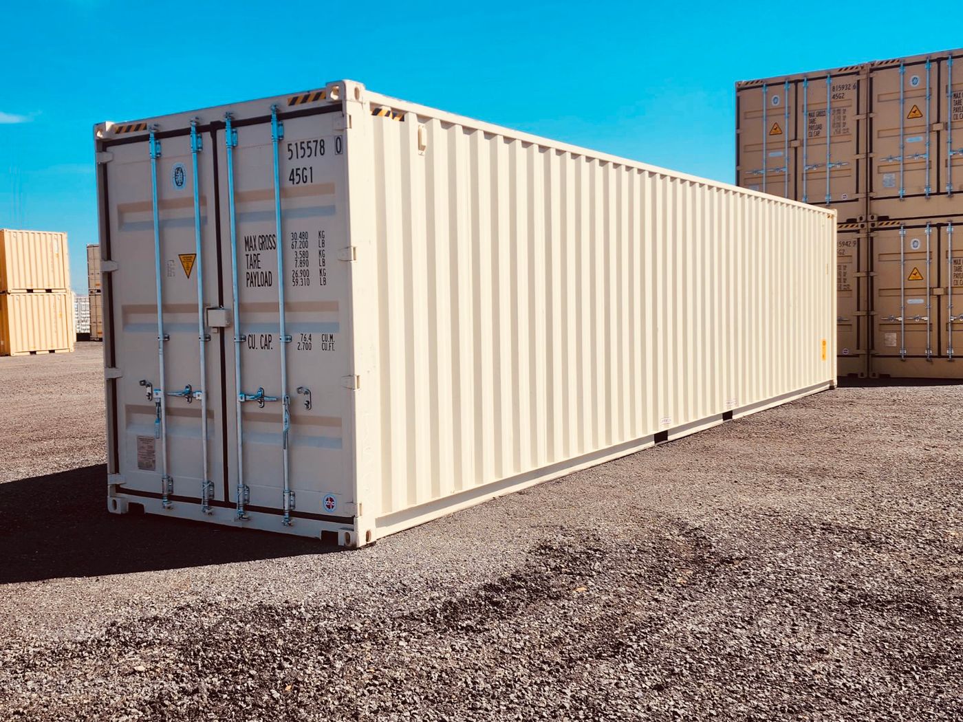 New 40-foot shipping container