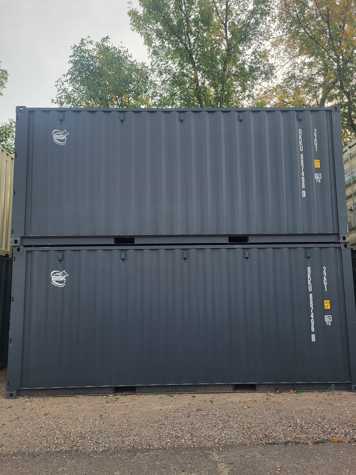 20-foot shipping containers available to rent
